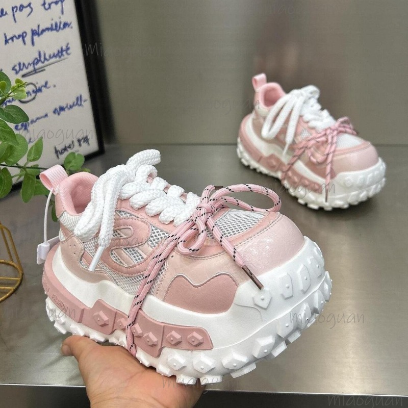 Sewing Net - Women's Chunky Platform Dad Sneakers Breathable