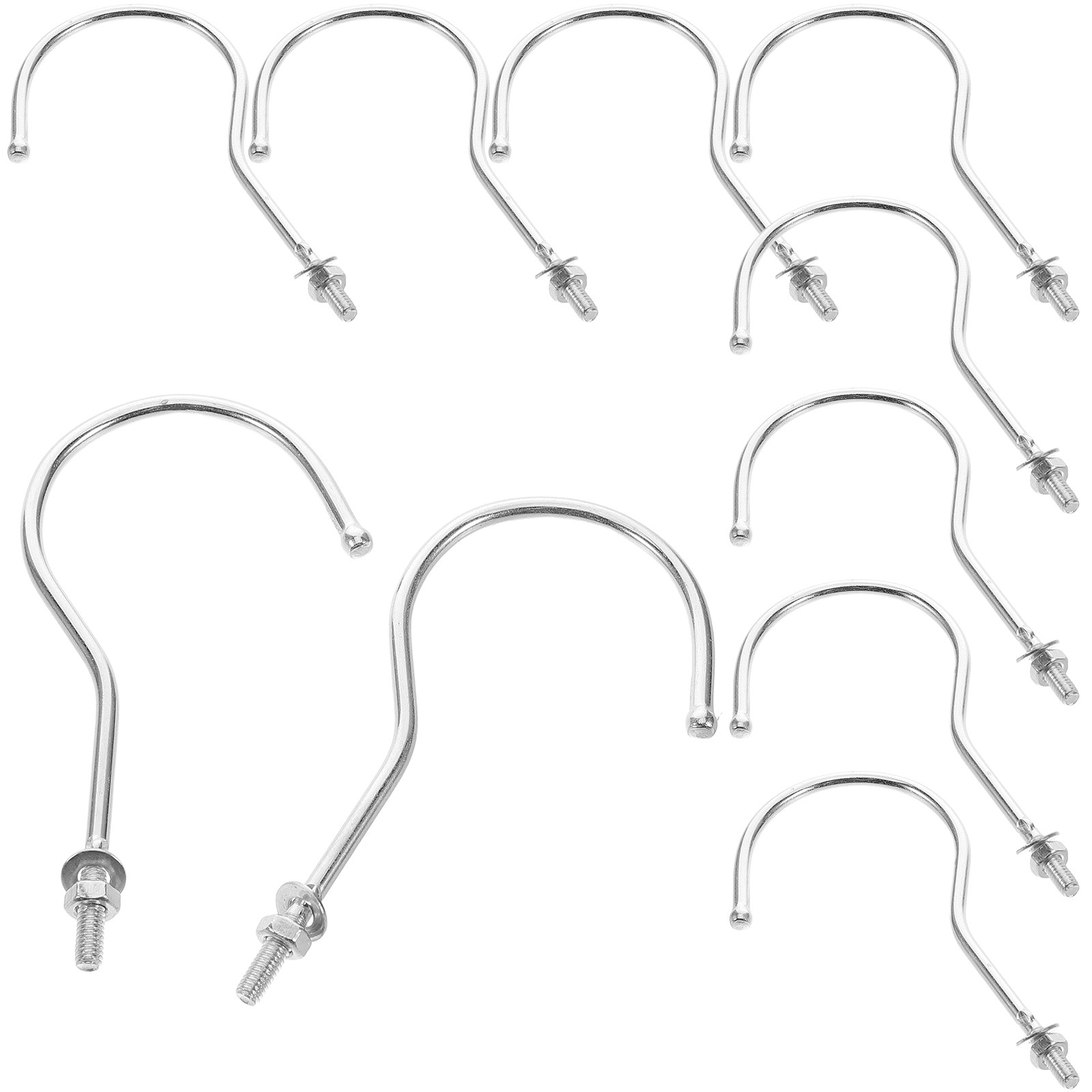 Dress Form Mannequin - 10 Pcs Clothing Rack Clothes Metal
