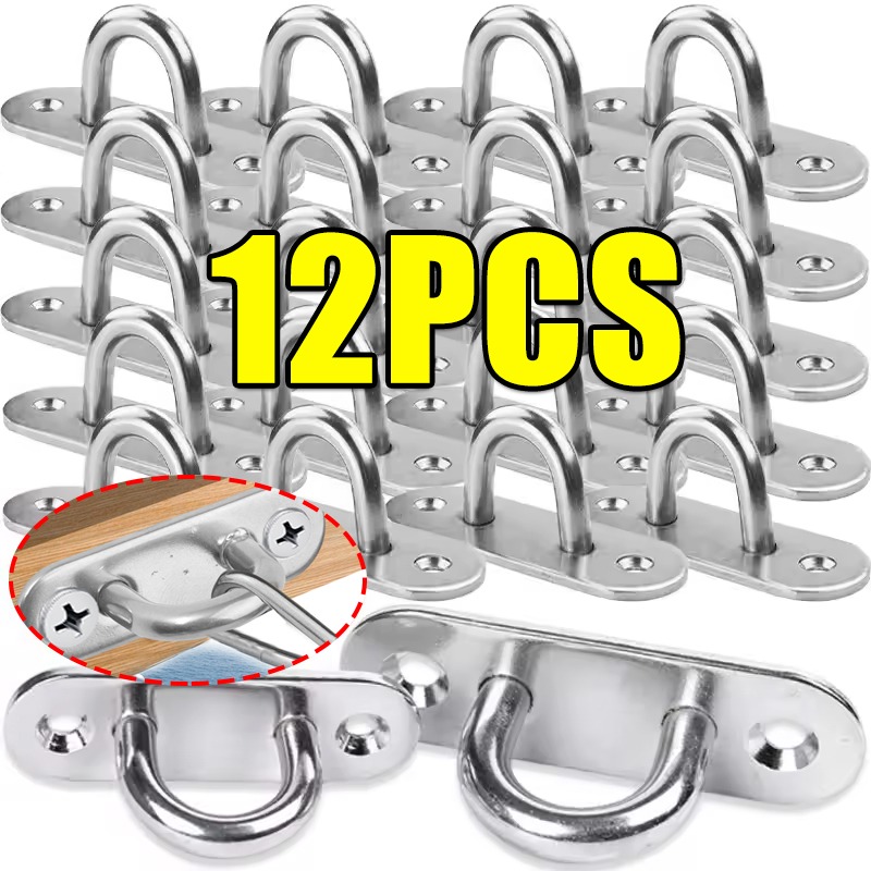 Hook Eye Fastener - Stainless Steel Oval Hook Heavy Duty