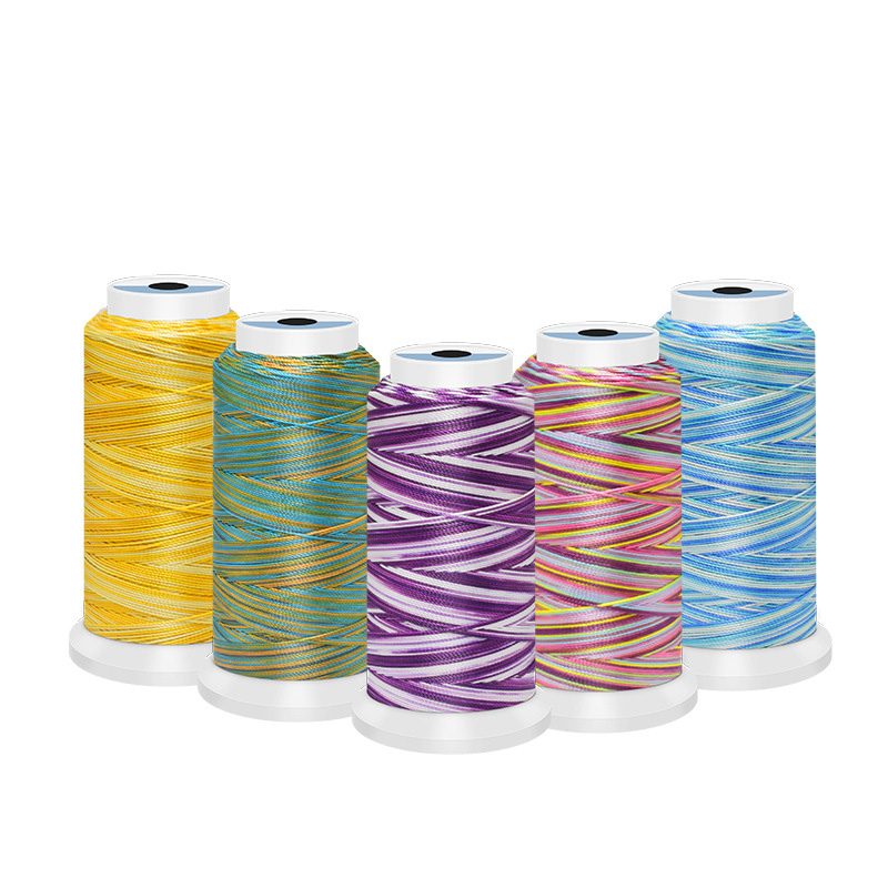 Sewing Thread In Textile - 0.5/0.8/1Mm Polyester Màu Sắc Cầu Vồng