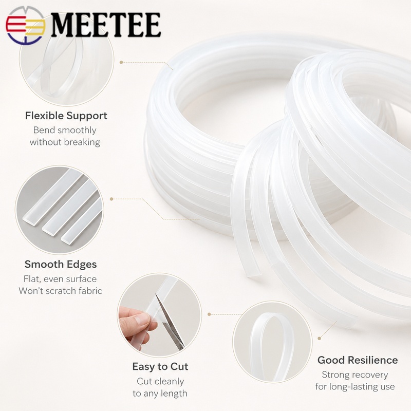 20M 4-12mm Clear PP Plastic Co - đánh giá và giá Textile Sewing Support