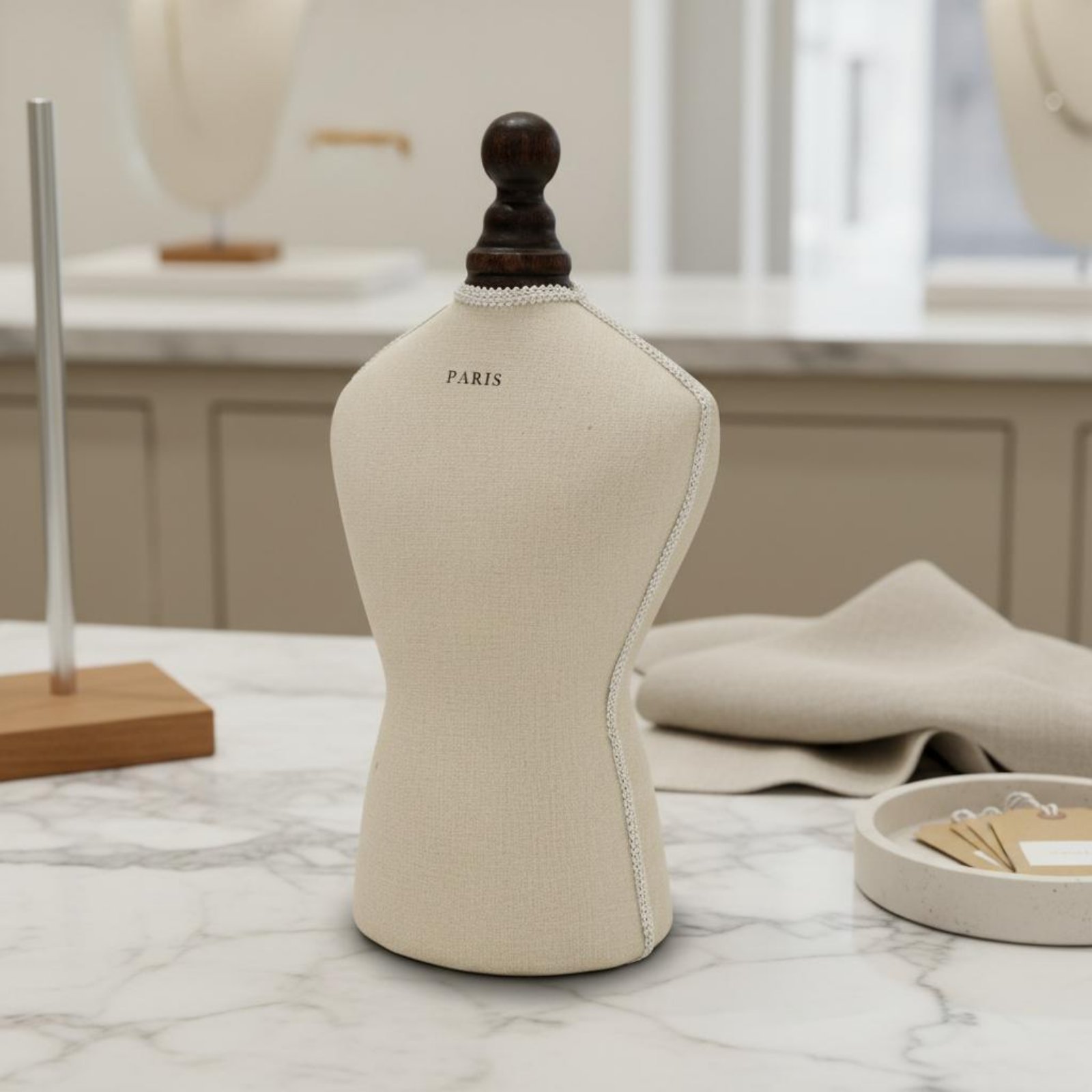 Necklace Bust Stand Tabletop B - đánh giá và giá Dress Form Mannequin
