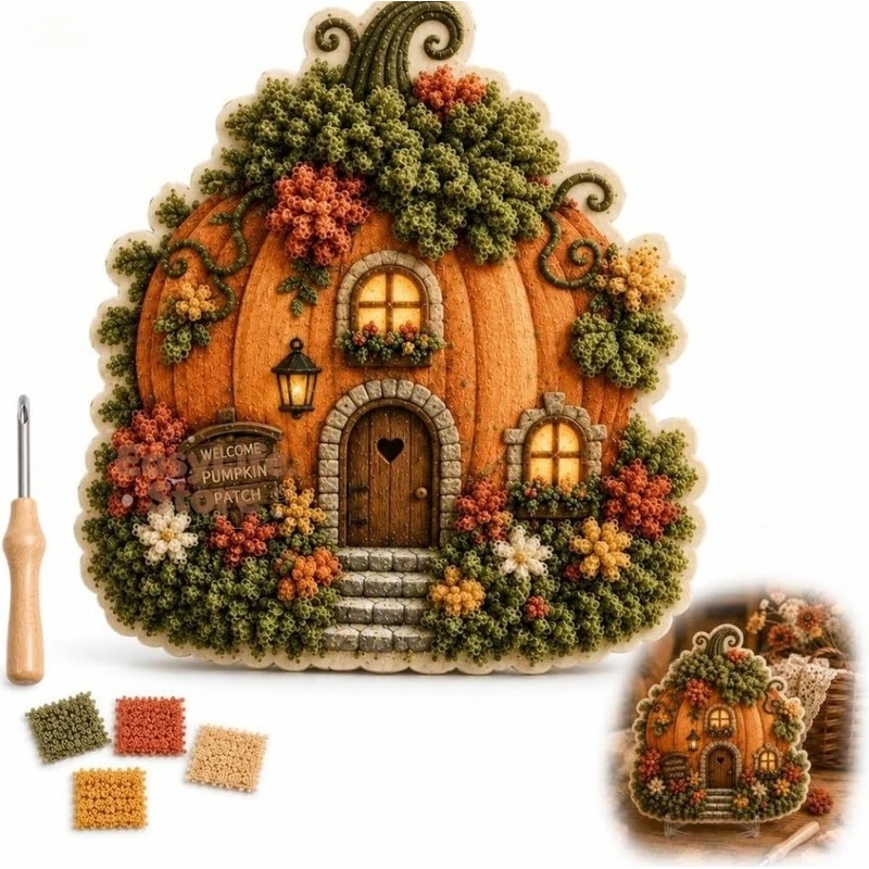 Whimsical Village 3D Fabric Po - đánh giá và giá Textile Sewing Techniques