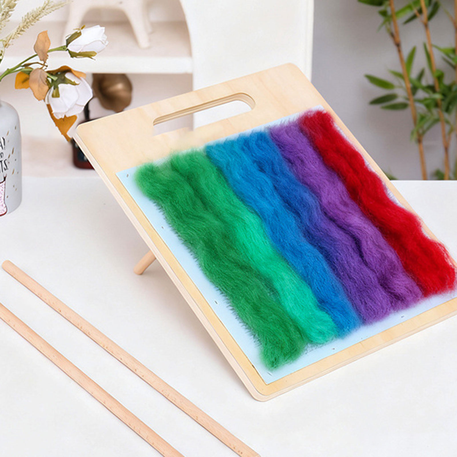 Wool Blending Board Wooden Woo - đánh giá và giá Textile Sewing Support