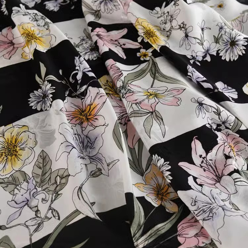 Floral Black White Stripe Prin - đánh giá và giá Sewing Jackets