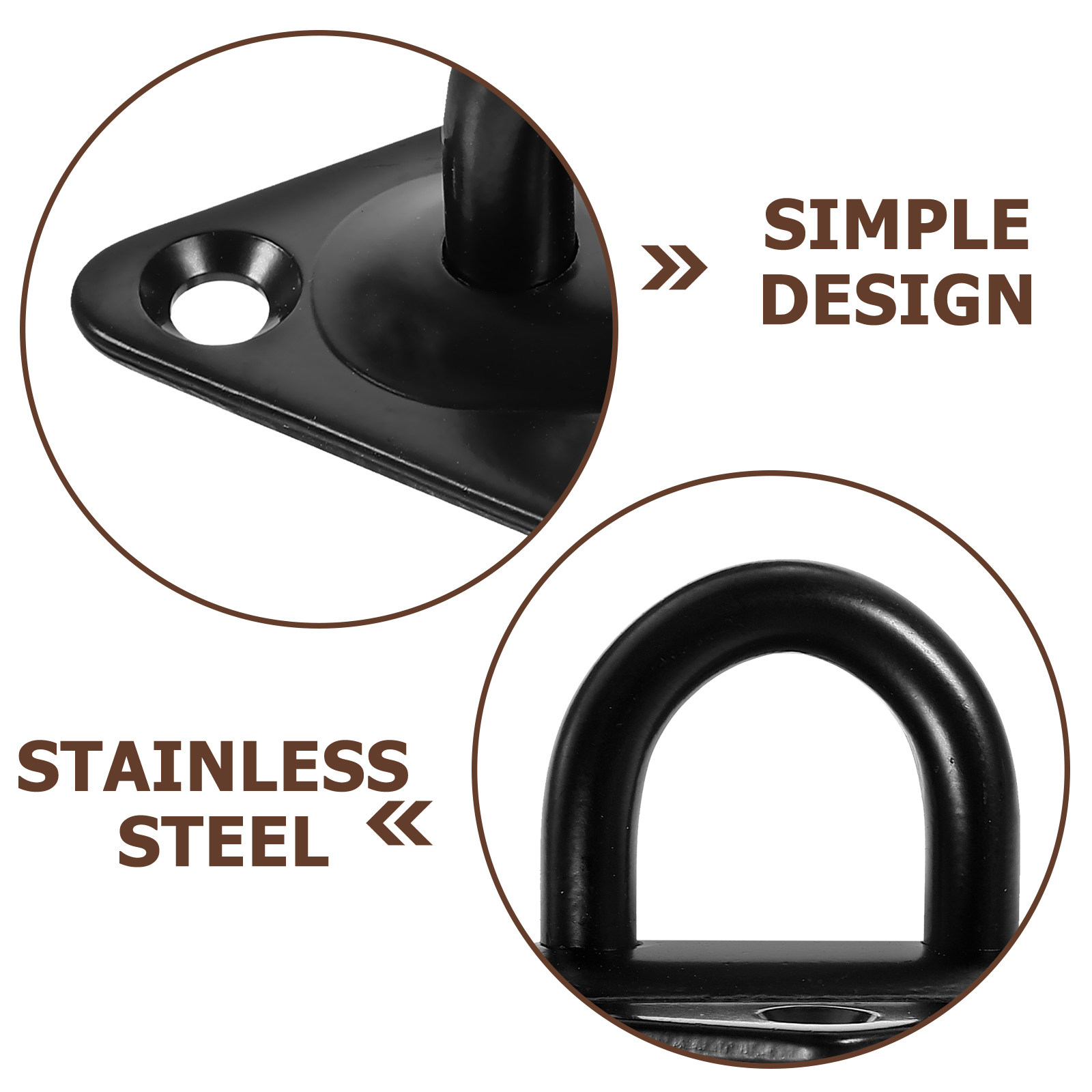 Stainless Steel 4 Pcs Pad Eye  - đánh giá và giá Hook Eye Fastener