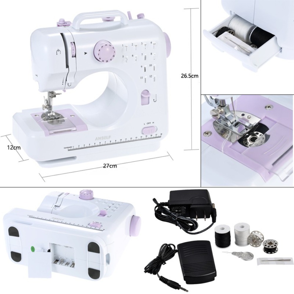 Electric Household Mini Sewing - đánh giá và giá Sewing Jahit