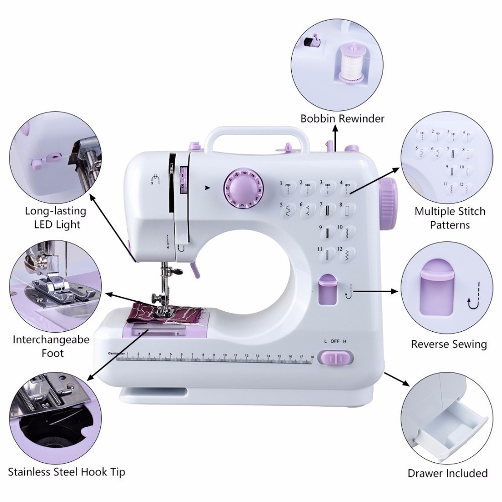 Electric Household Mini Sewing - đánh giá và giá Sewing Jahit