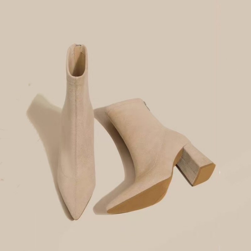 Winter Pointed Suede Comfortab - đánh giá và giá Sewing Net