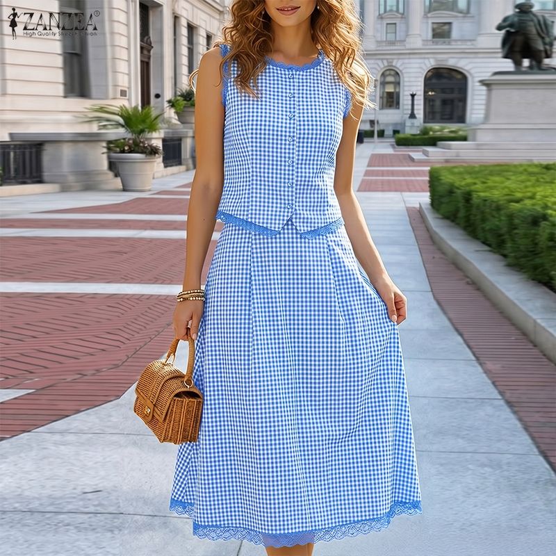 Elegant Women 2 Pieces Sets ZA - đánh giá và giá Sewing Vest