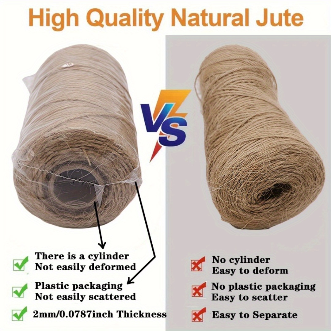 2/3/4mm Natural Jute Rope Stri - đánh giá và giá Sewing Thread In Textile
