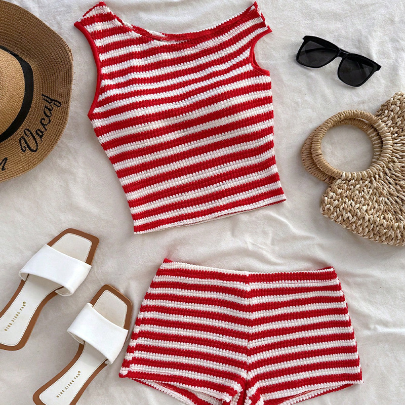 Women's Summer Short Two-piece - đánh giá và giá Sewing Vest