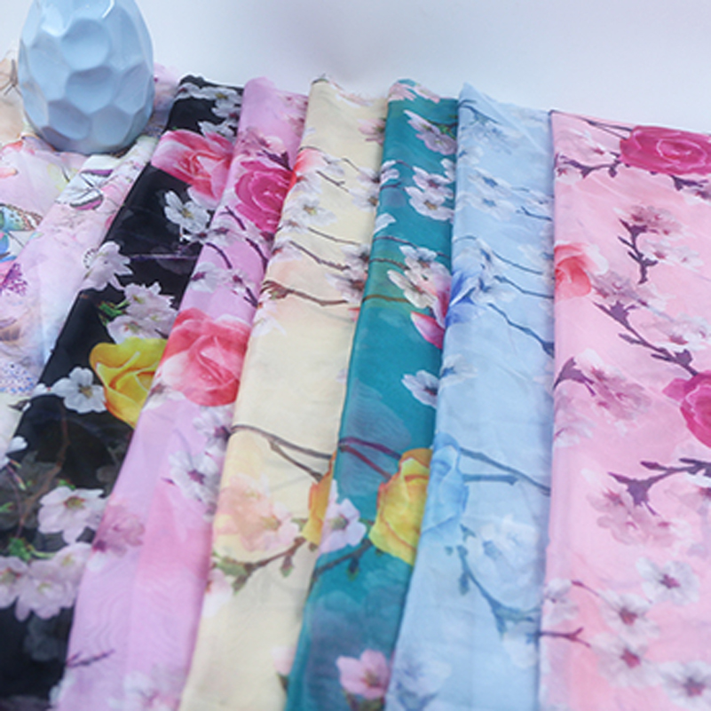 30D Bướm Voan In Vải Phong Các - đánh giá và giá Sewing By