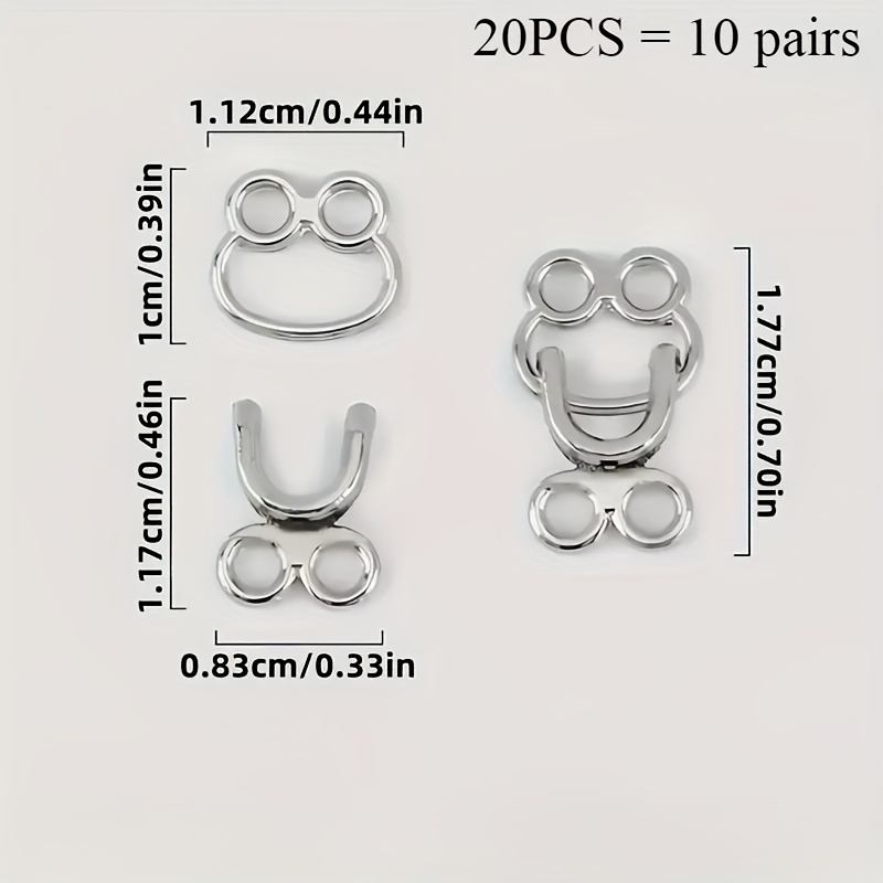 50sets Metal Alloy Invisible C - đánh giá và giá Hook Eye Fastener