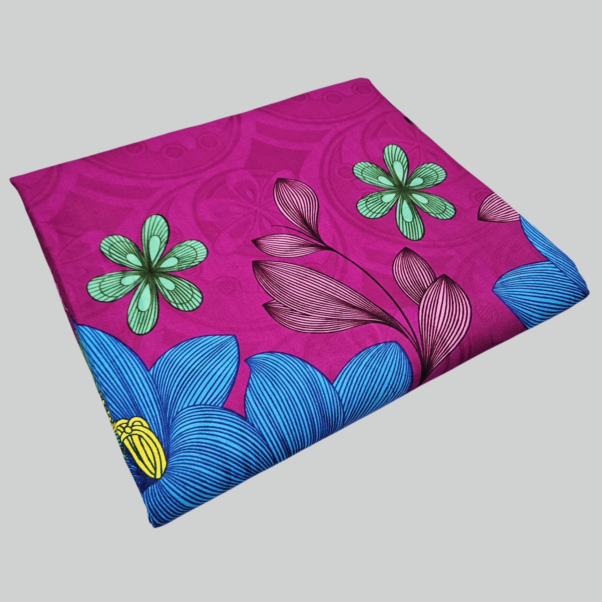 Floral Printed on Purple Blue  - đánh giá và giá Sewing Jackets