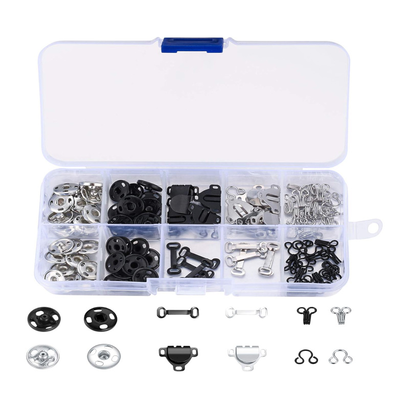 100 Pcs Sewing Hooks and Eyes  - đánh giá và giá Hook Eye Fastener