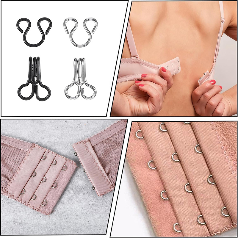 100 Pcs Sewing Hooks and Eyes  - đánh giá và giá Hook Eye Fastener