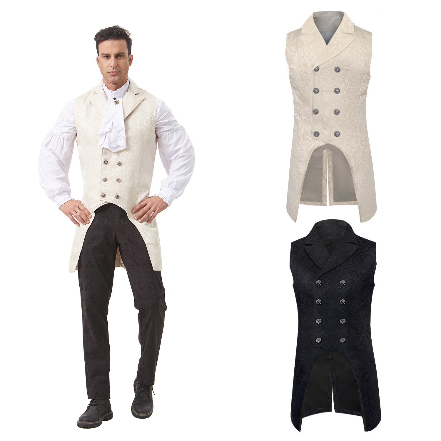 Medieval Renaissance Tailcoat  - đánh giá và giá Sewing Vest