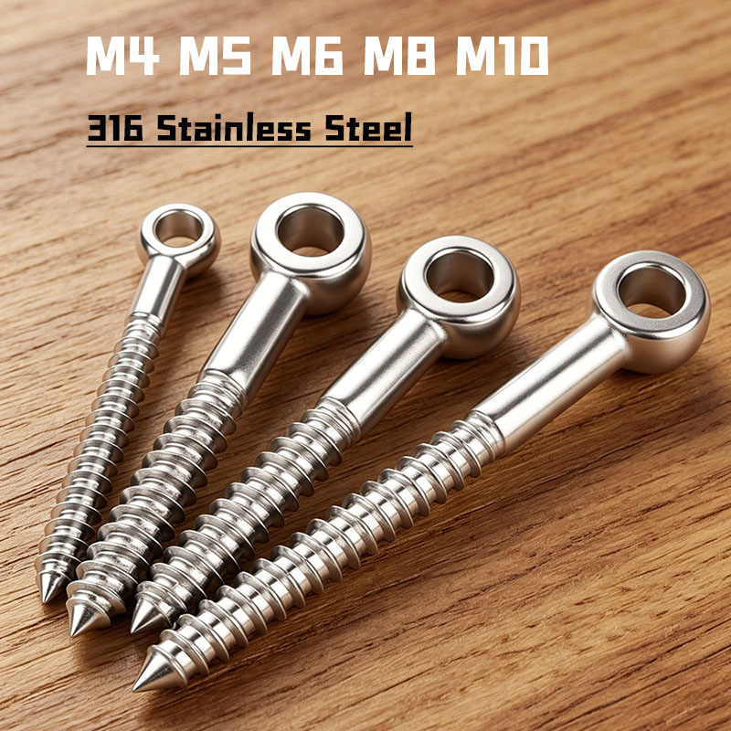 M4 M5~M10 316 Stainless Steel  - đánh giá và giá Hook Eye Fastener