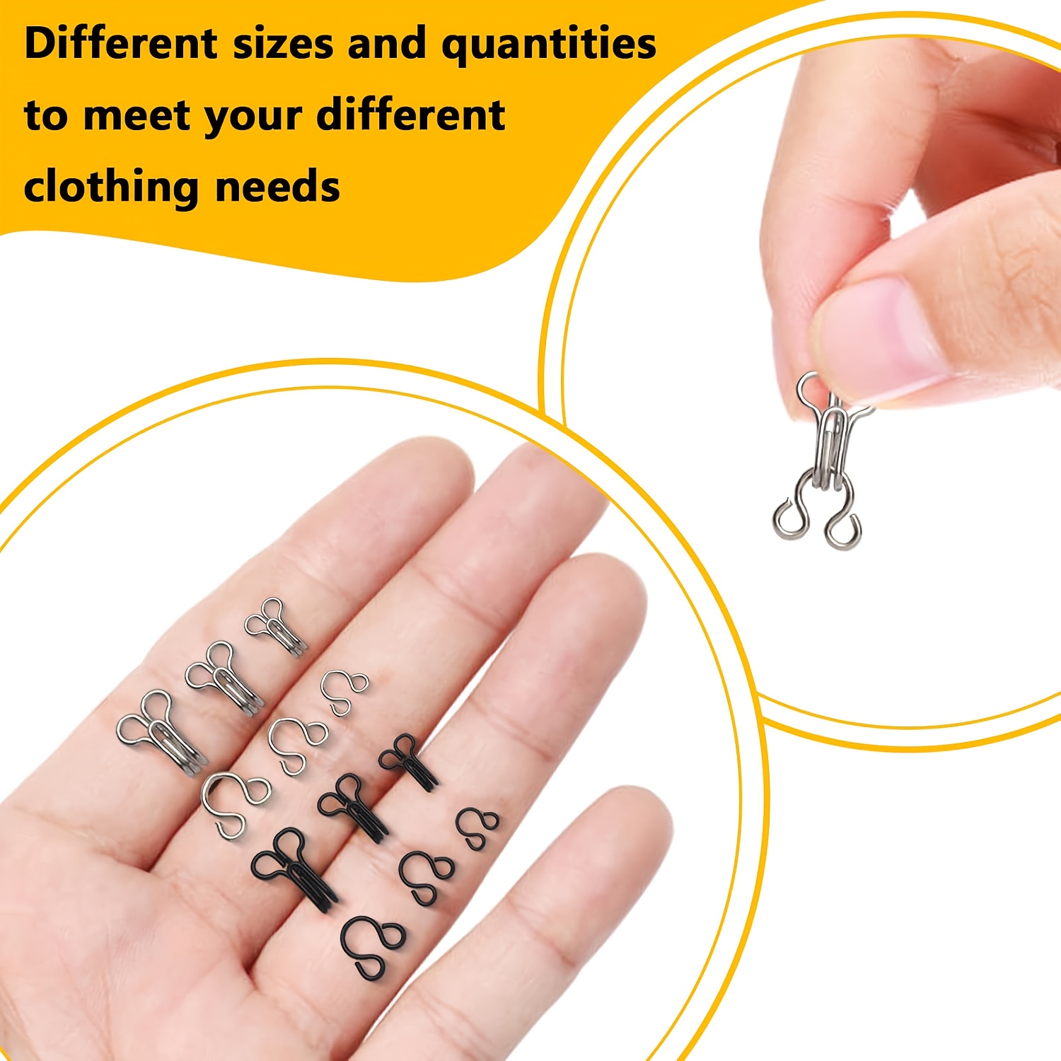 Invisible Collar Hooks and Eye - đánh giá và giá Hook Eye Fastener