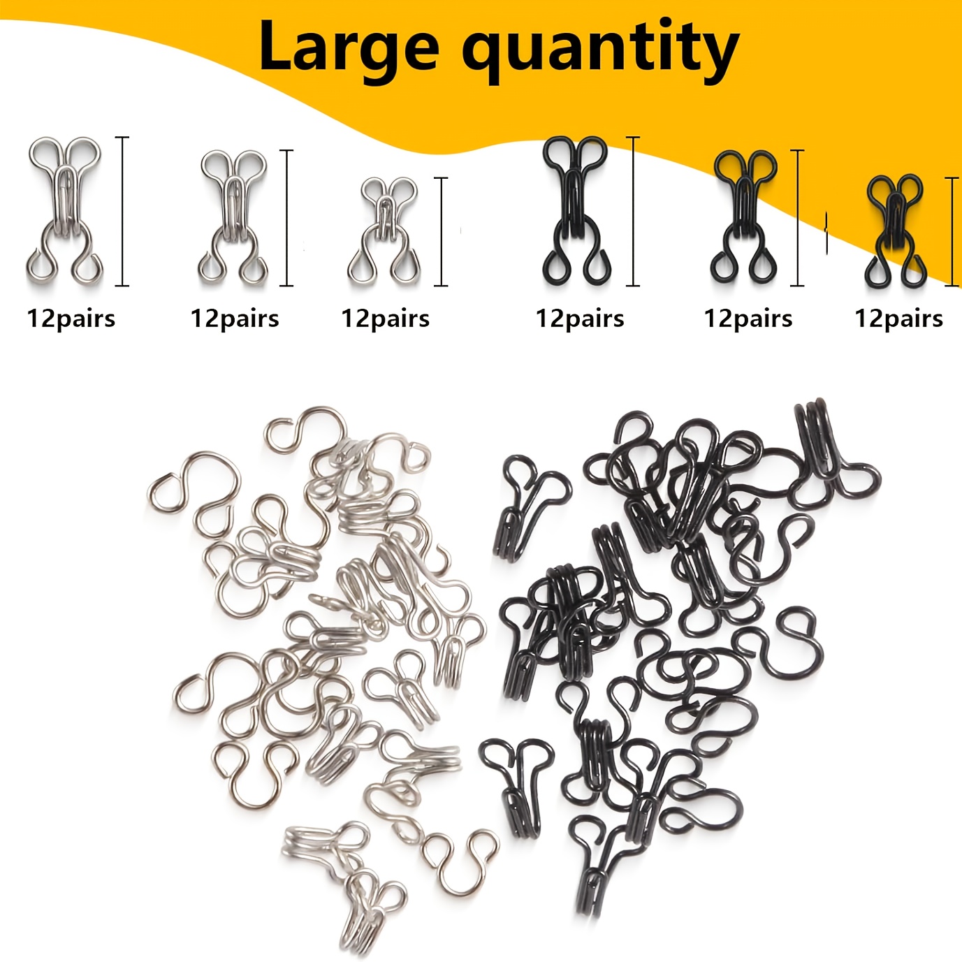 Invisible Collar Hooks and Eye - đánh giá và giá Hook Eye Fastener