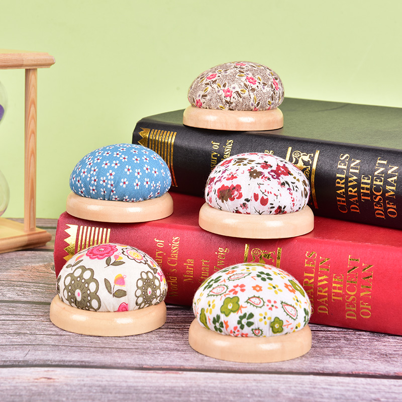 1pc Wood Bottom Base Needle Pi - đánh giá và giá Sewing Pin Cushion