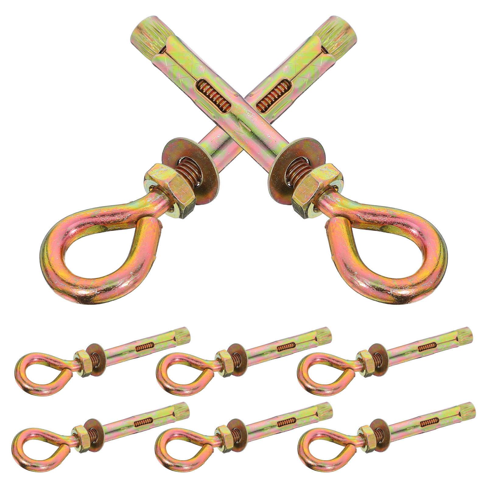 8Pcs Heavy Duty Carbon Steel E - đánh giá và giá Hook Eye Fastener
