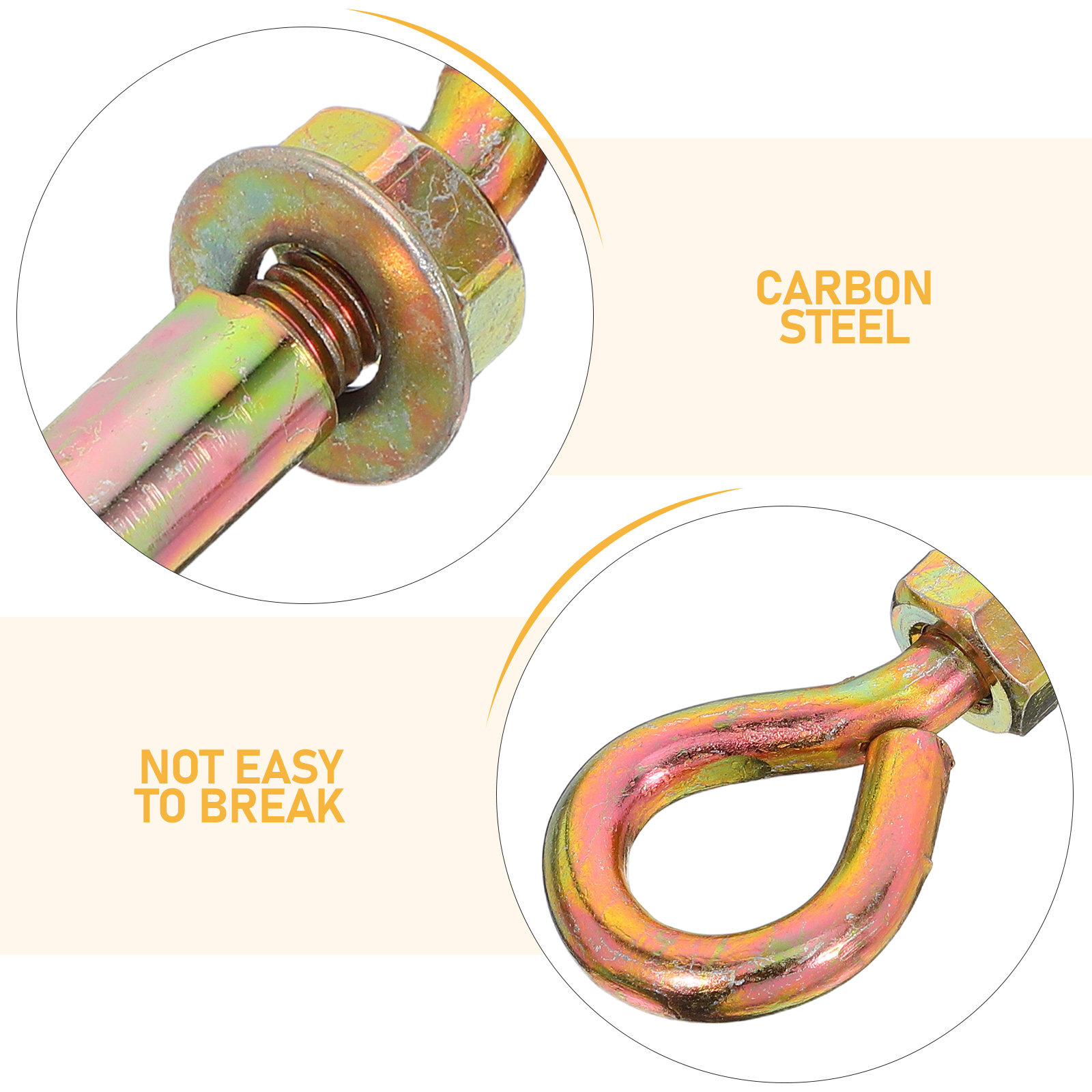 8Pcs Heavy Duty Carbon Steel E - đánh giá và giá Hook Eye Fastener