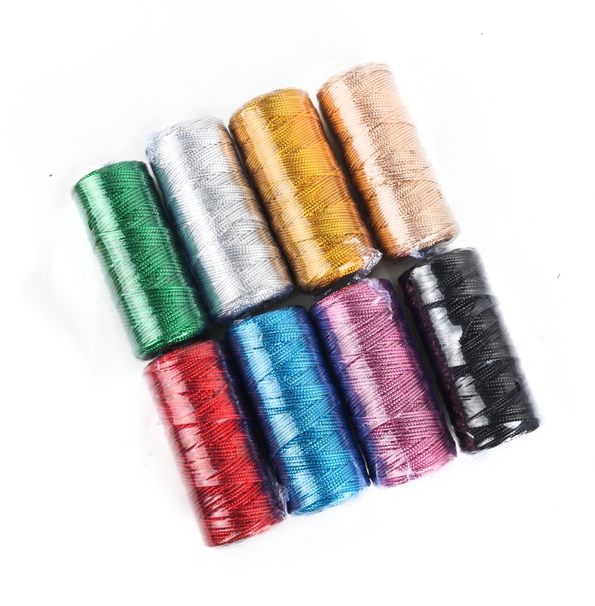 Gold and Silver Macrame Cord R - đánh giá và giá Sewing Thread In Textile