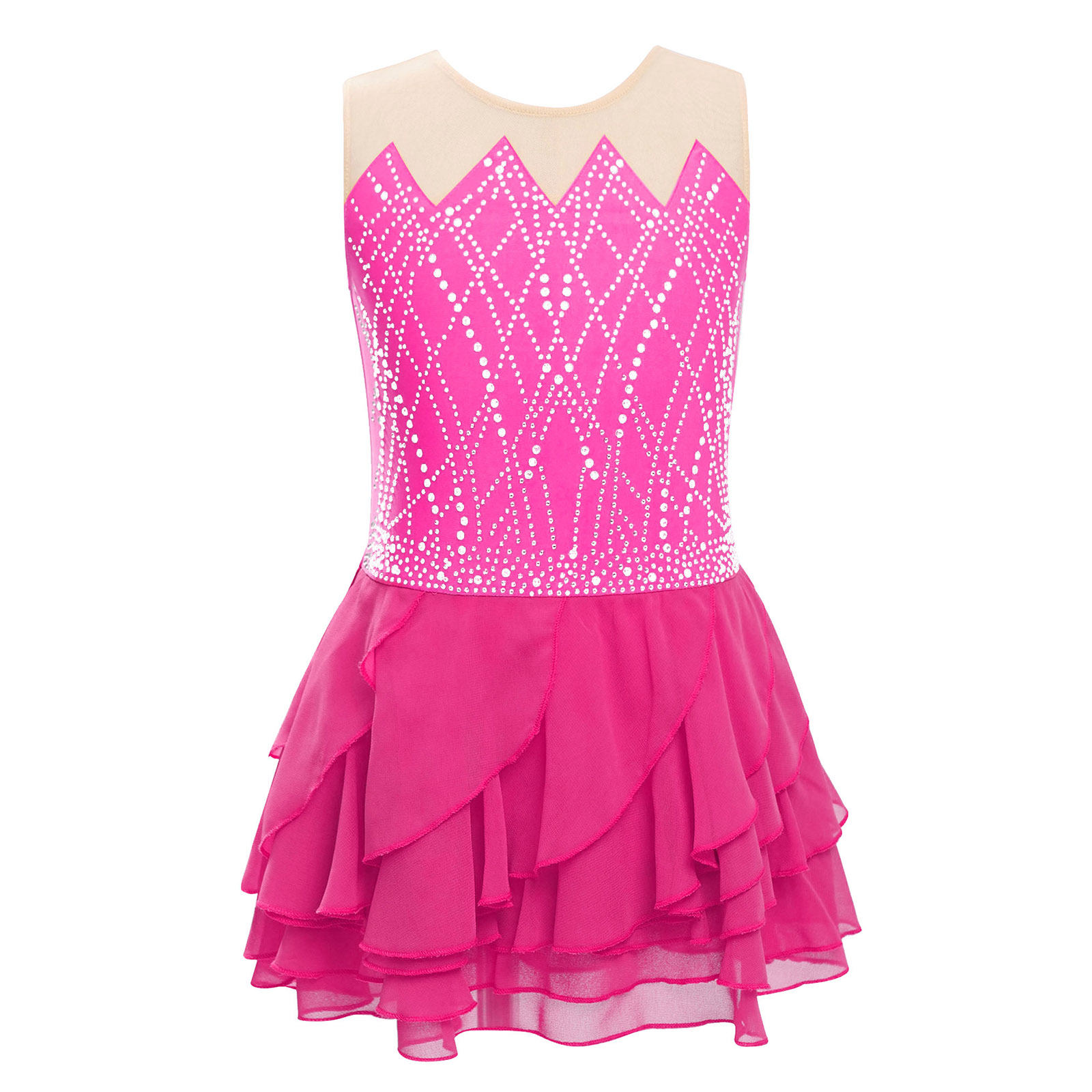 Girls Mesh Figure Skating Dres - đánh giá và giá Sewing Vest