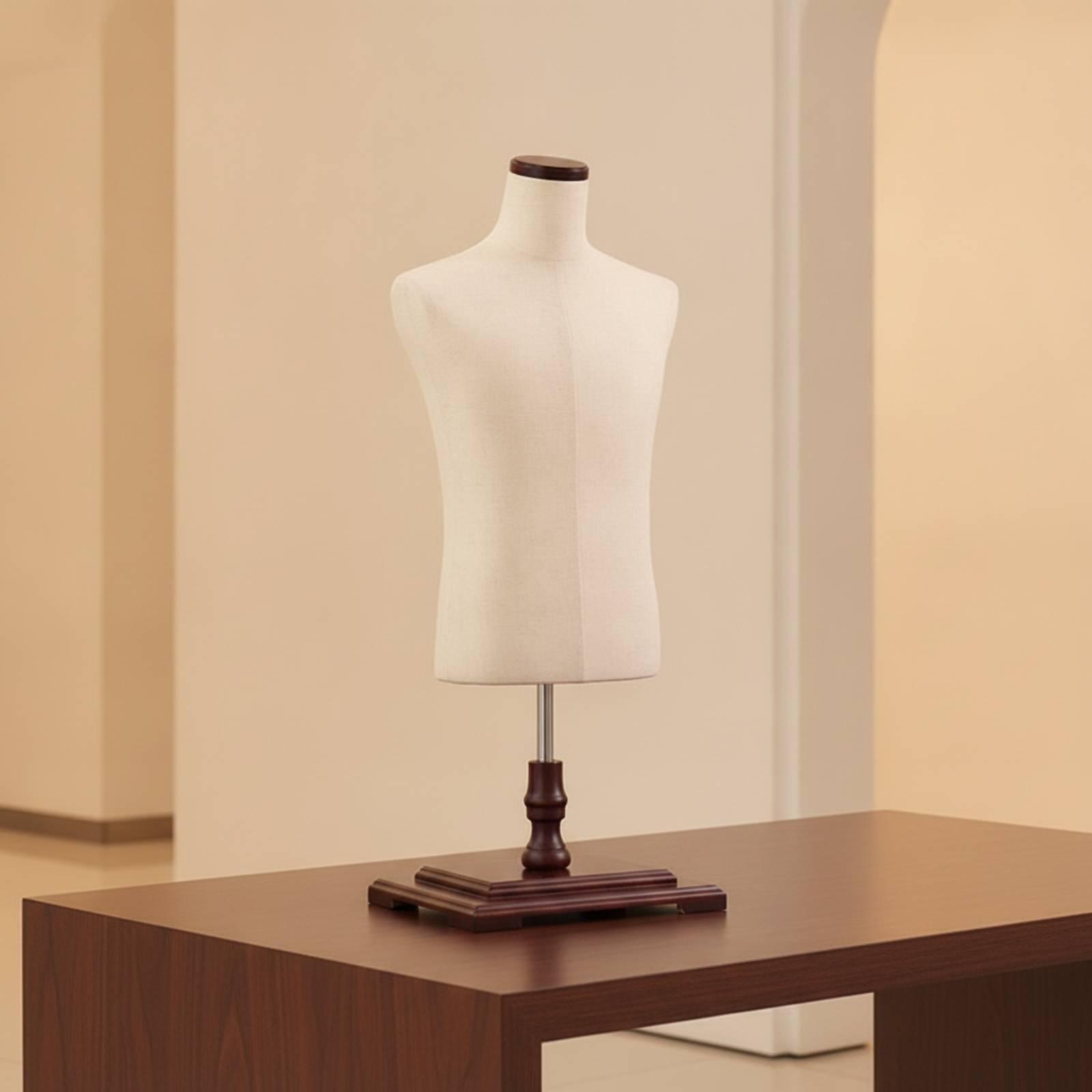 Male Half-Body Mannequin texti - đánh giá và giá Dress Form Mannequin