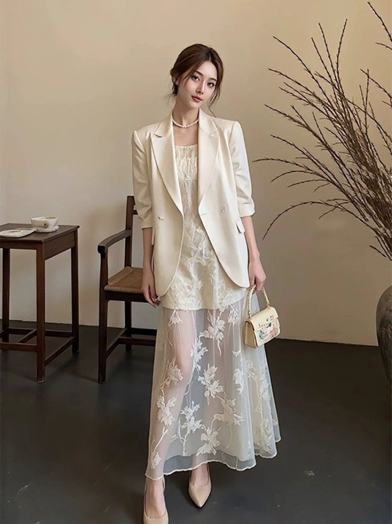 New High End Autumn Dress Set  - đánh giá và giá Sewing Jackets