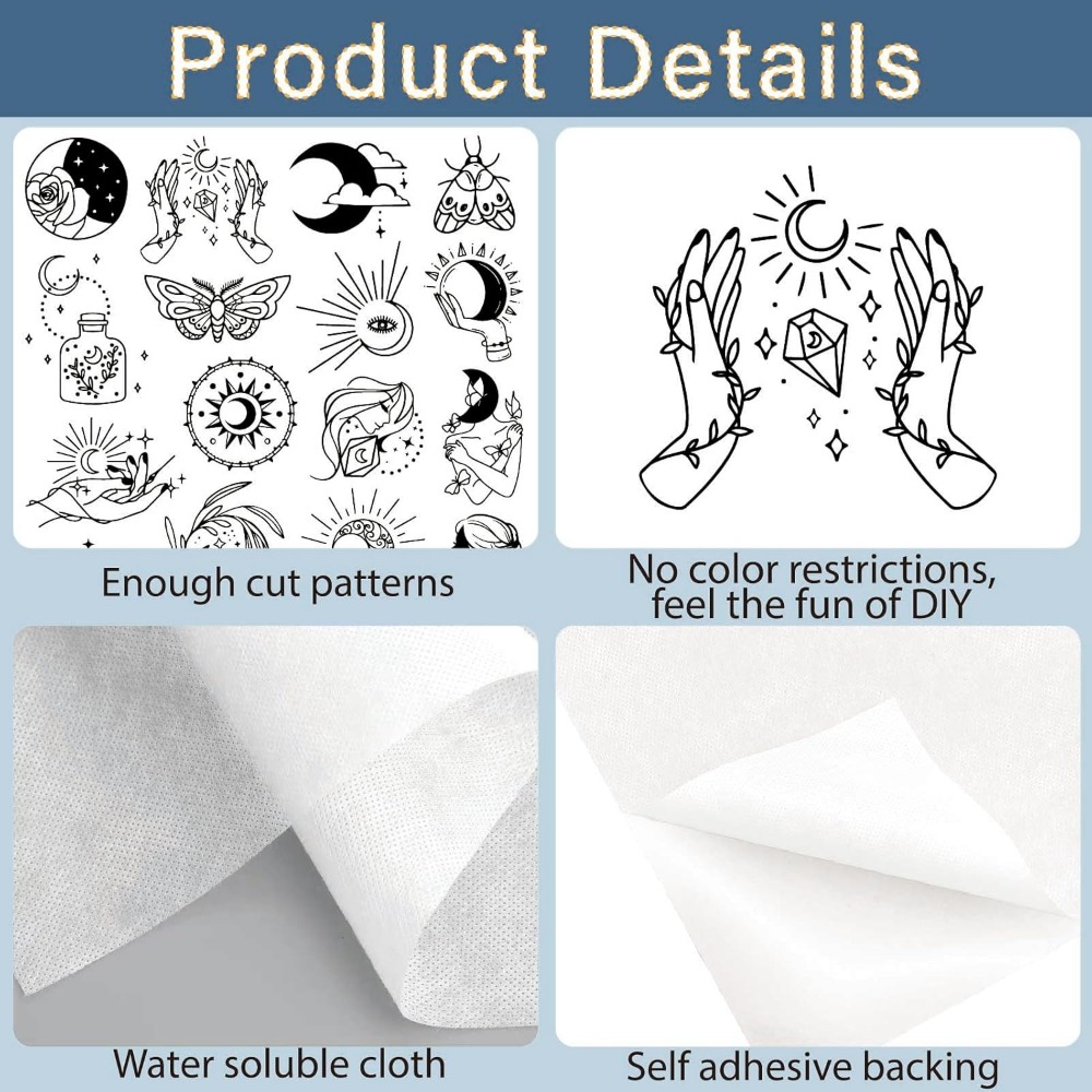 51Pcs Boho Moon Sun Water Solu - đánh giá và giá Sewing Expert